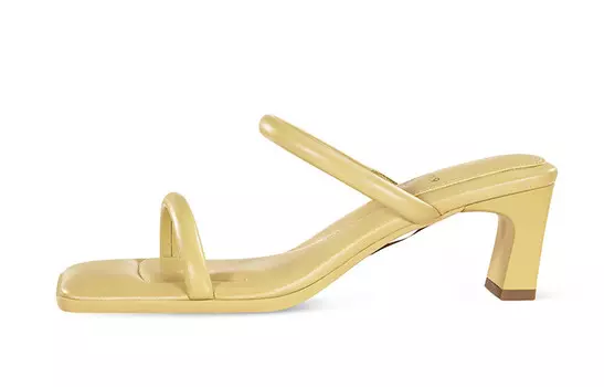 Шлепанцы женские желтый 7Or9