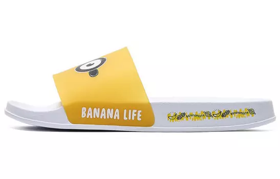 Шлепанцы женские желтый/белый 361°