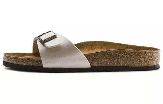 Шлепанцы женские жемчужно-белые Birkenstock