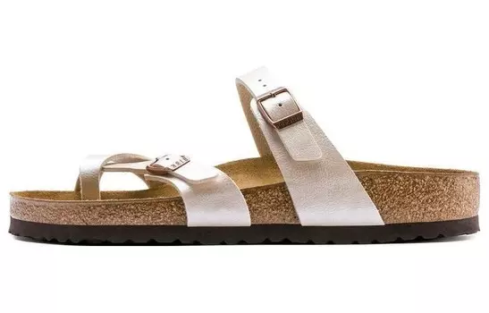 Шлепанцы женские жемчужно-белый Birkenstock