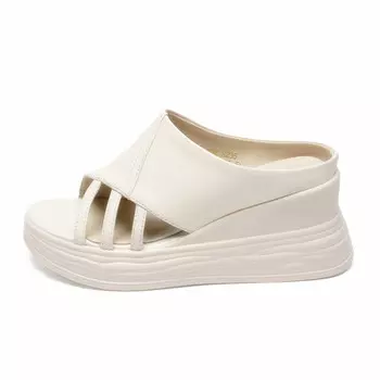 Шлепанцы женские Zhr, бежевый