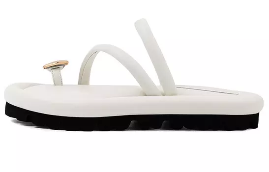 Шлепанцы женские золотой Cicifor, белый