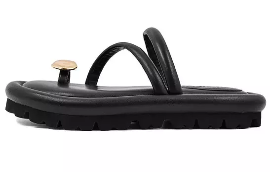 Шлепанцы женские золотой Cicifor, черный