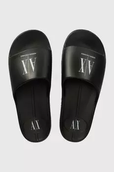 Шлепки Armani Exchange, черный