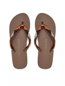 Шлепки Banana Moon, коричневый