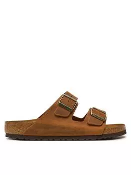 Шлепки Birkenstock Arizona Leoi, коричневый