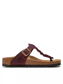 Шлепки Birkenstock, бургундия