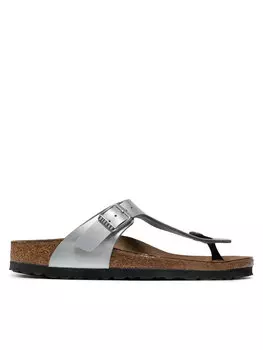 Шлепки Birkenstock, серебряный