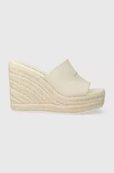 Шлепки Calvin Klein Jeans, бежевый