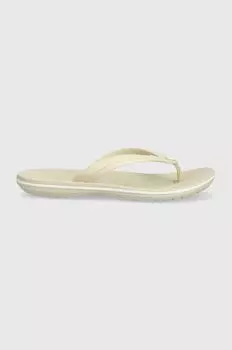 Шлепки Crocband Flip Crocs, бежевый