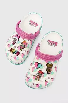 Шлепки Crocs, бирюзовый