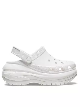 Шлепки Crocs Mega Crush Clog, белый