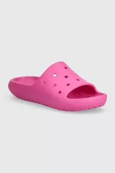 Шлепки Crocs, розовый