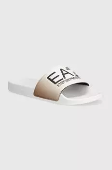 Шлепки EA7 Emporio Armani, белый