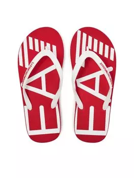 Шлепки Ea7 Emporio Armani, красный