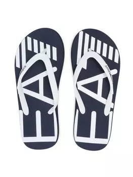 Шлепки Ea7 Emporio Armani, синий