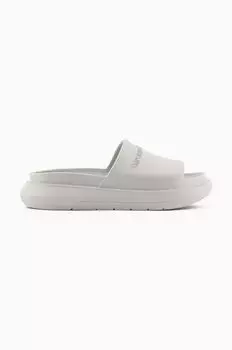 Шлепки Emporio Armani, бежевый
