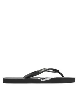 Шлепки Emporio Armani, черный