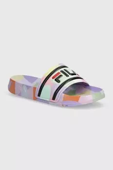 Шлепки Fila, фиолетовый