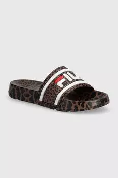 Шлепки Fila, коричневый