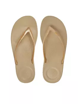 Шлепки Fitflop, золотой