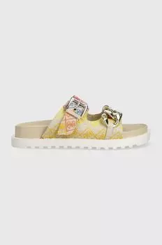 Шлепки Guess, мультиколор