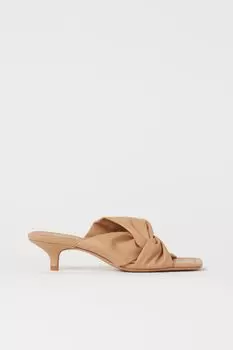 Шлепки H&amp;M, бежевый