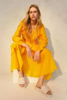 Шлепки H&amp;M, светло-серый бежевый
