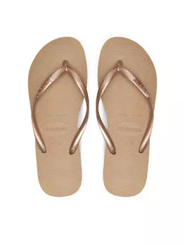 Шлепки Havaianas, золотой
