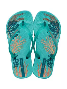 Шлепки Ipanema, цвет petrol/bunt
