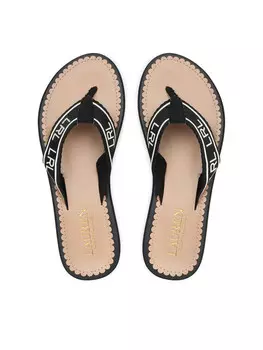 Шлепки Lauren Ralph Lauren, черный