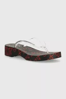 Шлепки Love Moschino, черный