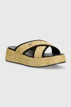 Шлепки Max Mara Beachwear, бежевый