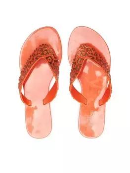 Шлепки Melissa, оранжевый