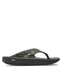 Шлепки Oofos, хаки