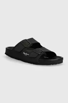 Шлепки Pepe Jeans, черный