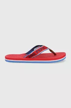 Шлепки Pepe Jeans, красный