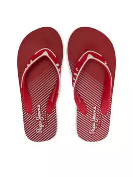 Шлепки Pepe Jeans, красный