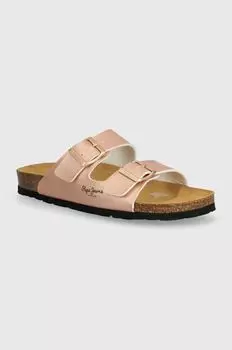 Шлепки Pepe Jeans, розовый