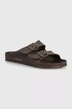 Шлепки Quiksilver, коричневый
