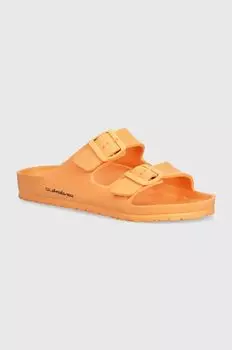 Шлепки Quiksilver, оранжевый