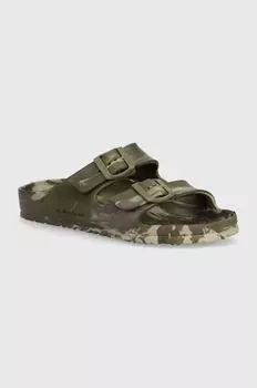 Шлепки Quiksilver, зеленый
