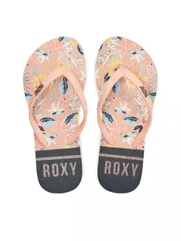 Шлепки Roxy, розовый