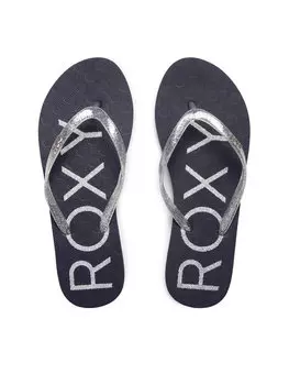Шлепки Roxy, серебряный