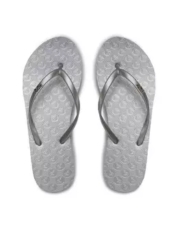 Шлепки Roxy, серебряный