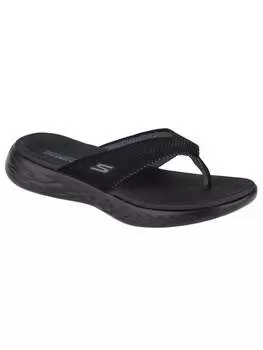 Шлепки Skechers, черный