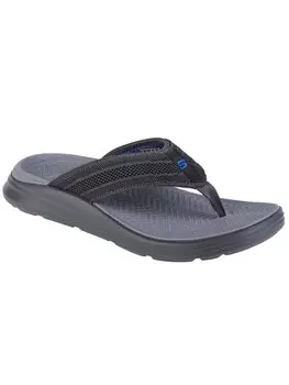 Шлепки Skechers, серый