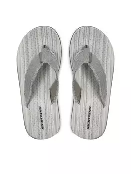 Шлепки Skechers, серый