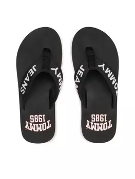 Шлепки Tommy Jeans, черный