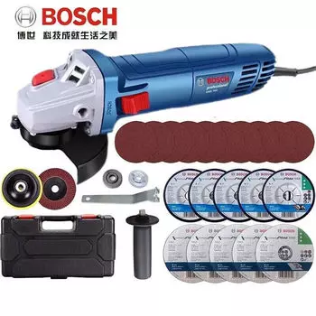Шлифовальная машина Bosch GWS 700 + кейс, насадки